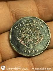 MaxSold Auction: 1983 Costa Rica 20 Colones Dodecagonal Coin - South Frontenac (Ontario, Canada) SELLER MANAGED Downsizing Online Auction - Battersea Road