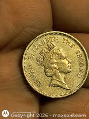 MaxSold Auction: 1990 Hong Kong One Dollar Coin, Queen Elizabeth II - South Frontenac (Ontario, Canada) SELLER MANAGED Downsizing Online Auction - Battersea Road