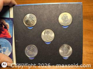 MaxSold Auction: E.T. Commemorative Collector Coins – Set of 6 - South Frontenac (Ontario, Canada) SELLER MANAGED Downsizing Online Auction - Battersea Road