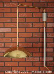 MaxSold Auction: Old Vintage Height adjustable MCM Counter balanced Cantilever Hanging Lamp - Mid Century Modern - Harrowsmith (Ontario, Canada) SELLER MANAGED Downsizing Online Auction - Road 38