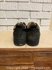 MaxSold Auction: Christian Louboutin Black Low-Top Leather & Suede Sneakers  - Toronto (Ontario, Canada) SELLER MANAGED Downsizing Online Auction -  Lonsdale Road (CONDO)