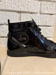 MaxSold Auction: Christian Louboutin High-Top Sneaker EU 40 Black - Toronto (Ontario, Canada) SELLER MANAGED Downsizing Online Auction -  Lonsdale Road (CONDO)