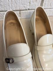 MaxSold Auction: Christian Louboutin Ivory Patent Leather Loafers Size 41 - Toronto (Ontario, Canada) SELLER MANAGED Downsizing Online Auction -  Lonsdale Road (CONDO)