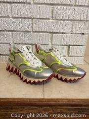 MaxSold Auction: Christian Louboutin Loubishark Silver/Red/Neon Yellow/White Sneakers - Toronto (Ontario, Canada) SELLER MANAGED Downsizing Online Auction -  Lonsdale Road (CONDO)