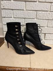 MaxSold Auction: Christian Louboutin Snake-Embossed Leather Ankle Boots, EU 41 - Toronto (Ontario, Canada) SELLER MANAGED Downsizing Online Auction -  Lonsdale Road (CONDO)