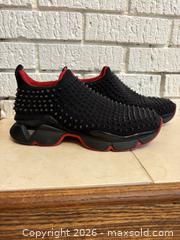 MaxSold Auction: Christian Louboutin Spike Sock Slip-On Studded Sneakers EU 40½ - Toronto (Ontario, Canada) SELLER MANAGED Downsizing Online Auction -  Lonsdale Road (CONDO)