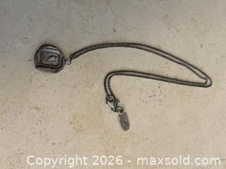 MaxSold Auction: Pyrrha Sterling Silver Wax-Seal Bird Pendant Necklace - Toronto (Ontario, Canada) SELLER MANAGED Downsizing Online Auction -  Lonsdale Road (CONDO)
