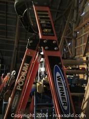 MaxSold Auction: 6 foot platform ladder - Milton (Ontario, Canada) SELLER MANAGED Downsizing Online Auction - Guelph Line (STORAGE)
