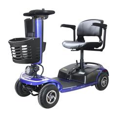 MaxSold Auction: SHOK Go Luxe - Compact 4-Wheel Mobility Scooter, 24V, 350W, 12Ah, 9-Inch Pneumatic Tires, Blue, SKM2548BU, **NEW, IN-BOX** - Cambridge (Ontario, Canada) PARTNER MANAGED Commercial Liquidation Online Auction - Pinebush Road