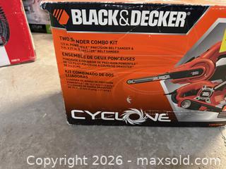 MaxSold Auction: Black & Decker Cyclone Two Sander Combo Kit - Richmond Hill (Ontario, Canada) SELLER MANAGED Moving Online Auction - Fern Avenue
