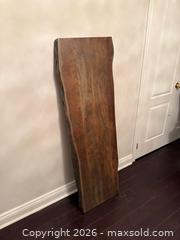 MaxSold Auction: Solid Live Edge Floating Wood Wall Shelf with Mounting Hardware - Richmond Hill (Ontario, Canada) SELLER MANAGED Moving Online Auction - Fern Avenue