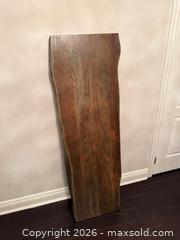 MaxSold Auction: Solid Live Edge Floating Wood Wall Shelf with Mounting Hardware - Richmond Hill (Ontario, Canada) SELLER MANAGED Moving Online Auction - Fern Avenue