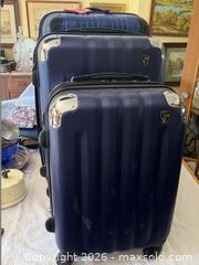 MaxSold Auction: 3 hardcase suitcases - Saanich (British Columbia, Canada) SELLER MANAGED Downsizing Online Auction - Inez Drive
