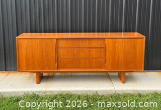 MaxSold Auction: MCM Teak Sideboard Buffet - Hamilton (Ontario, Canada) SELLER MANAGED Estate Sale Online Auction - Gertrude Street