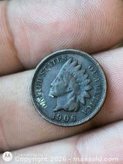 MaxSold Auction: 1906 Indian Head Cent - United States One Cent (Philadelphia) - Kingston (Ontario, Canada) SELLER MANAGED Downsizing Online Auction -  Railway Street
