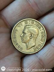 MaxSold Auction: 1948 George VI Two Shillings (Florin) Coin - Kingston (Ontario, Canada) SELLER MANAGED Downsizing Online Auction -  Railway Street