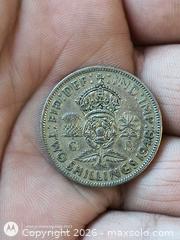 MaxSold Auction: 1948 George VI Two Shillings (Florin) Coin - Kingston (Ontario, Canada) SELLER MANAGED Downsizing Online Auction -  Railway Street