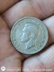MaxSold Auction: 1948 George VI Two Shillings (Florin) Coin - Kingston (Ontario, Canada) SELLER MANAGED Downsizing Online Auction -  Railway Street