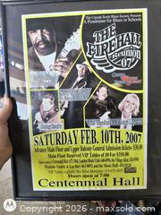 MaxSold Auction: 2007 Blues Concert Framed Poster, 24 x 36 in - Kingston (Ontario, Canada) SELLER MANAGED Downsizing Online Auction -  Railway Street