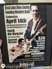 MaxSold Auction: Framed 11 x 17 Poster: Jack de Keyzer & Garrett Mason - Kingston (Ontario, Canada) SELLER MANAGED Downsizing Online Auction -  Railway Street