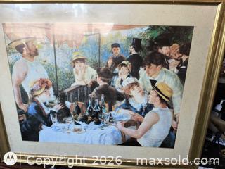 MaxSold Auction: Framed Giclée Reproduction Attributed to Pierre-Auguste Renoir - Kingston (Ontario, Canada) SELLER MANAGED Downsizing Online Auction -  Railway Street