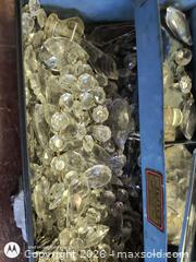 MaxSold Auction: Lot of Clear Glass Crystal Chandelier Prisms with Brass Hardware 10 LBS lot. - Kingston (Ontario, Canada) SELLER MANAGED Downsizing Online Auction -  Railway Street