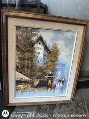 MaxSold Auction: Signed Giclée Print Landscape/City Scene in Wood Frame (18–24") - Kingston (Ontario, Canada) SELLER MANAGED Downsizing Online Auction -  Railway Street
