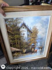 MaxSold Auction: Signed Giclée Print Landscape/City Scene in Wood Frame (18–24") - Kingston (Ontario, Canada) SELLER MANAGED Downsizing Online Auction -  Railway Street