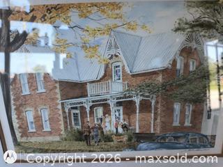 MaxSold Auction: Signed Limited Edition Framed Print — House & Figures - Kingston (Ontario, Canada) SELLER MANAGED Downsizing Online Auction -  Railway Street