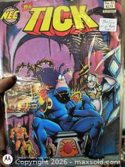 MaxSold Auction: The Tick No. 12 (1996) New England Comics (Signed by creator/artist) - Kingston (Ontario, Canada) SELLER MANAGED Downsizing Online Auction -  Railway Street