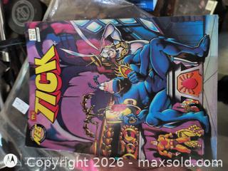 MaxSold Auction: The Tick No. 12 (1996) New England Comics (Signed by creator/artist) - Kingston (Ontario, Canada) SELLER MANAGED Downsizing Online Auction -  Railway Street