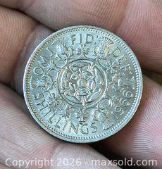 MaxSold Auction: United Kingdom 1966 Two Shillings (Florin) Coin - Kingston (Ontario, Canada) SELLER MANAGED Downsizing Online Auction -  Railway Street