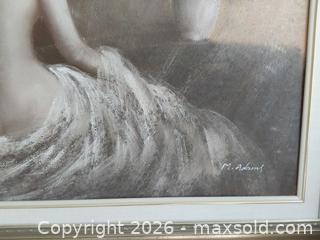 MaxSold Auction: Painting Lady Sitting Back - Clarington (Ontario, Canada) SELLER MANAGED Moving Online Auction - Donaldson Drive