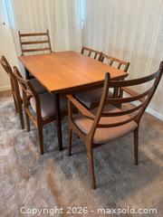 MaxSold Auction: MCM Teak Dining Set  - Toronto (Ontario, Canada) SELLER MANAGED Estate Sale Online Auction -  James Park Square