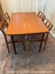 MaxSold Auction: MCM Teak Dining Set  - Toronto (Ontario, Canada) SELLER MANAGED Estate Sale Online Auction -  James Park Square