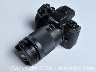 MaxSold Auction: Excellent condition Canon EOS M5 camera with 55-180mm lens  - Mississauga (Ontario, Canada) SELLER MANAGED Downsizing Online Auction - Summerville Court (STORAGE)