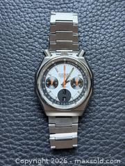 MaxSold Auction: Mint condition vintage Citizen Chronograph watch - Mississauga (Ontario, Canada) SELLER MANAGED Downsizing Online Auction - Summerville Court (STORAGE)