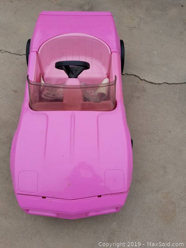pink barbie corvette 1990