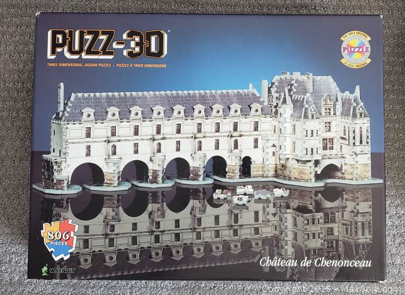 3d Puzzles Lot Taj Mahal Grandfather Clock Star Wars Anakin S Jedi Starfighter Chateau De Chenonceau Auction Maxsold
