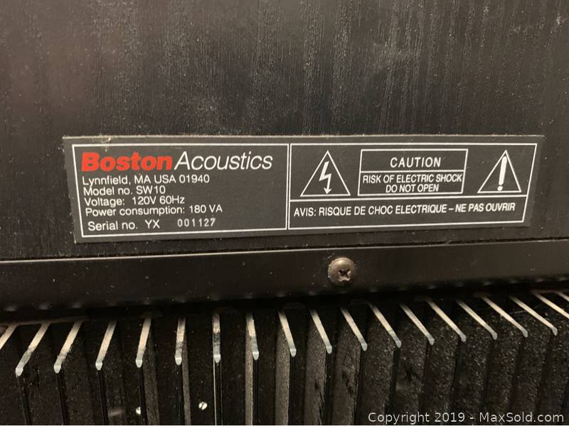 boston acoustics sw10