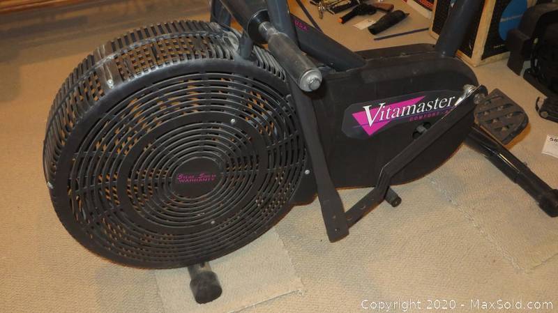 vitamaster comfort air exercise bike