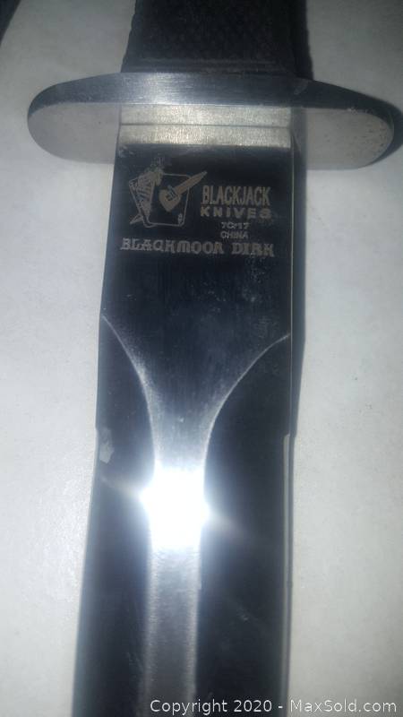 Blackjack knives blackmoor dirk knife