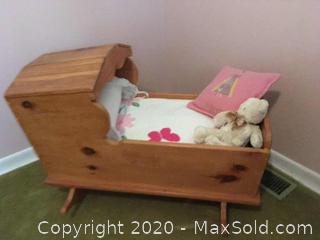 dolls cot bid
