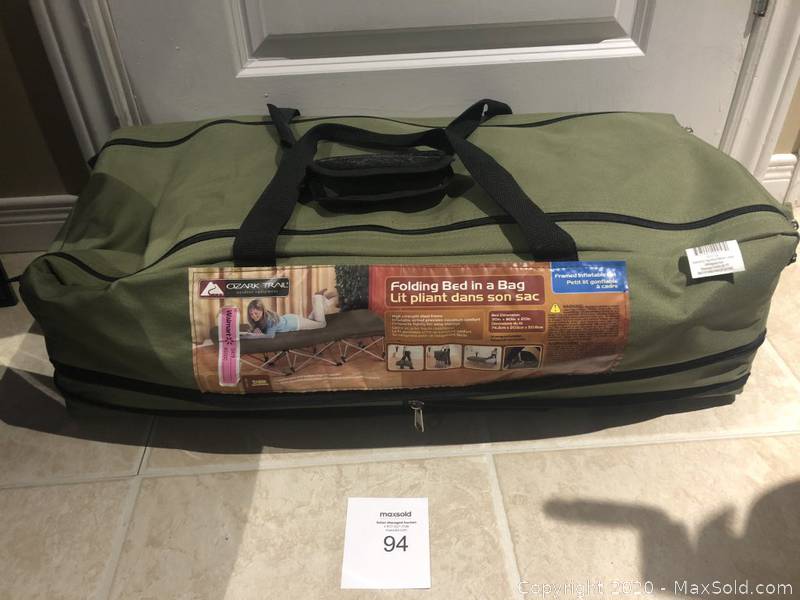 framed inflatable cot