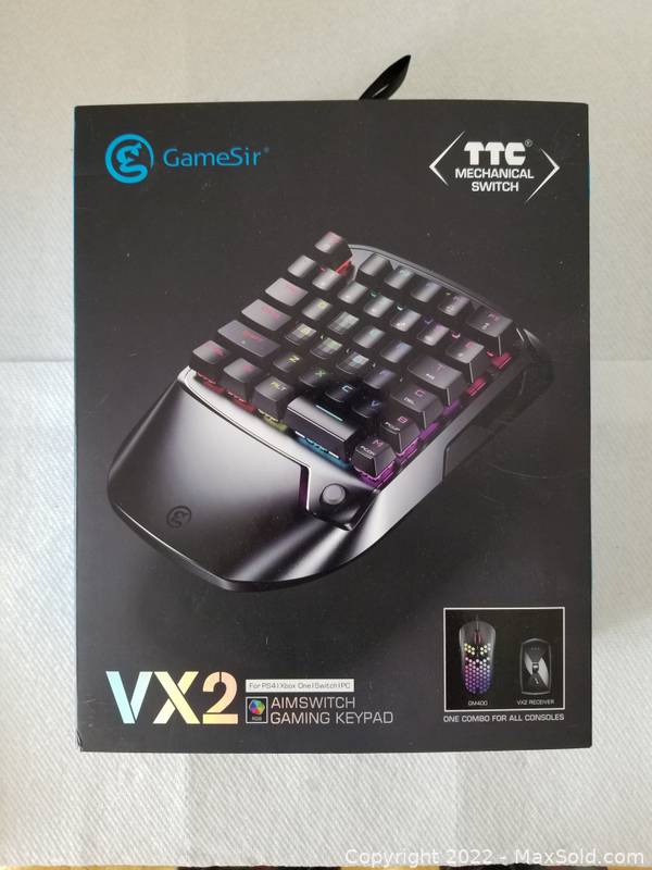 Gamesir Vx2 Aimswitch Gaming Keypad And Mouse Combo For Xbox Series X Ps4 Xbox One Nintendo Switch Game Console Auction Maxsold