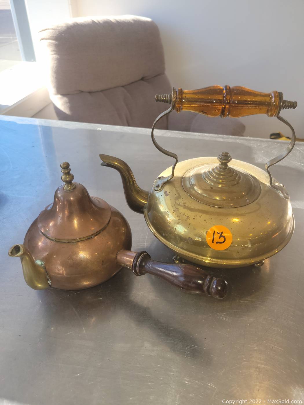 Vintage Brass Teapot -  Canada