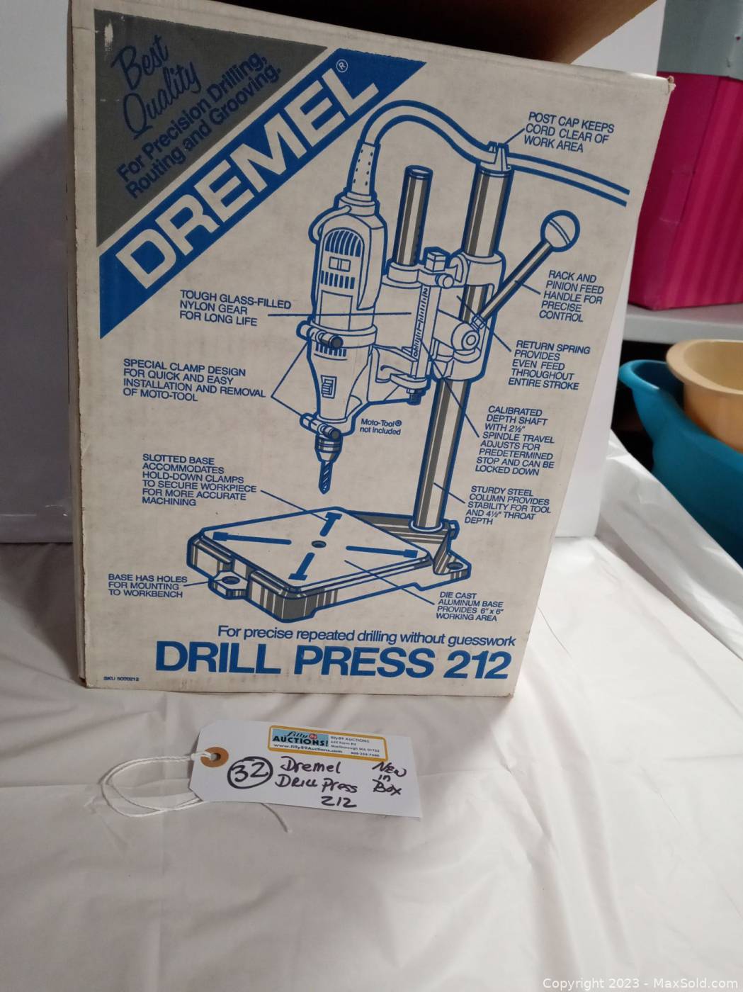 At Auction: Dremel Drill Press 212 Workstation Stand