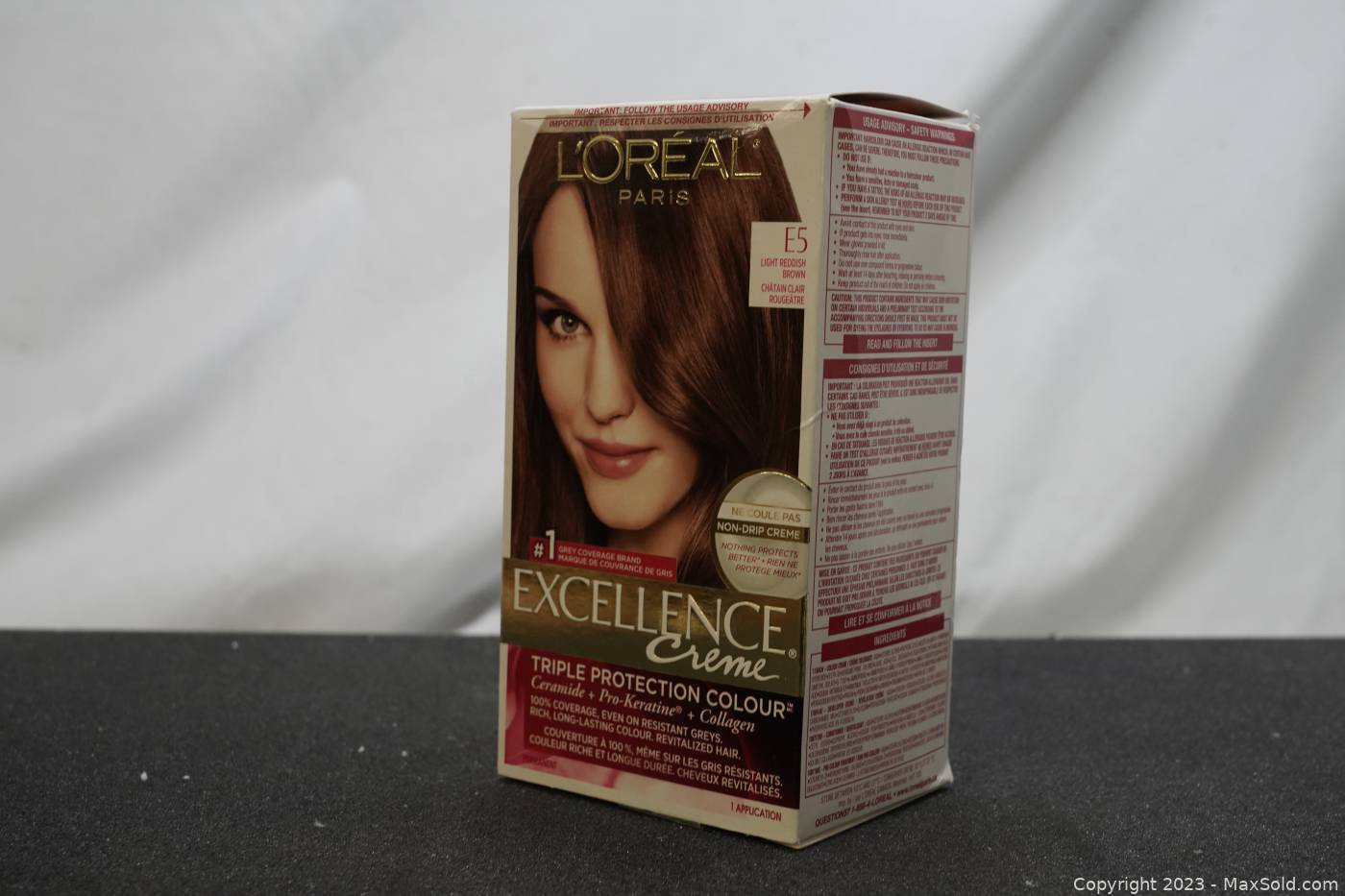 Loreal Hair Color Dye E5 Light Reddish Brown Auction | MaxSold