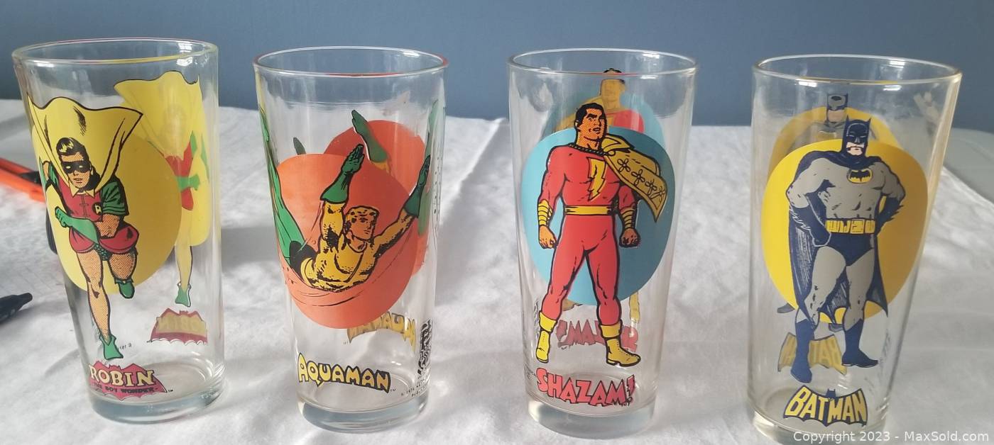 1978 DC COMICS batman and robin boy wonder robin pepsi glass