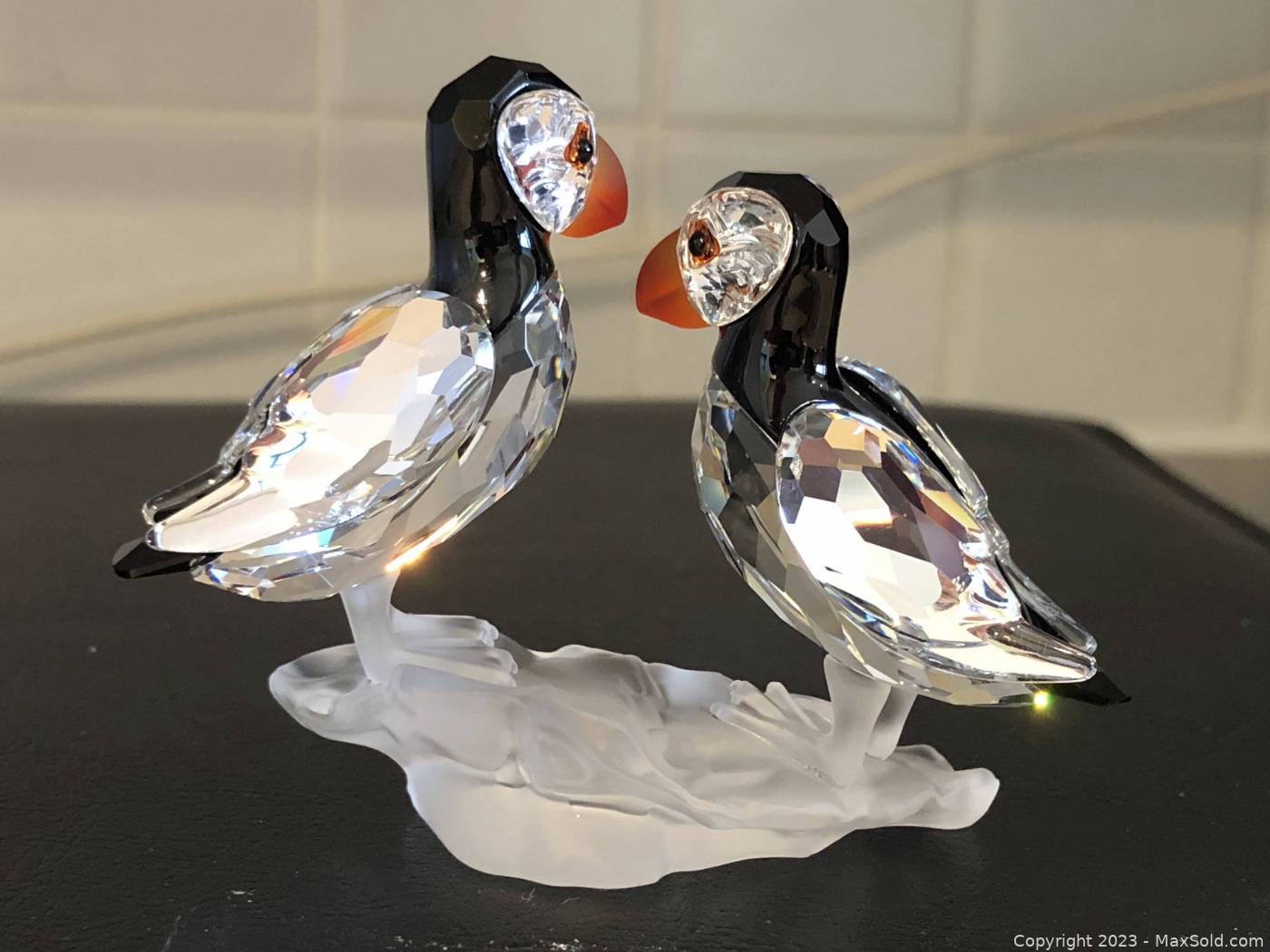 Swarovski Crystal Bird Puffin